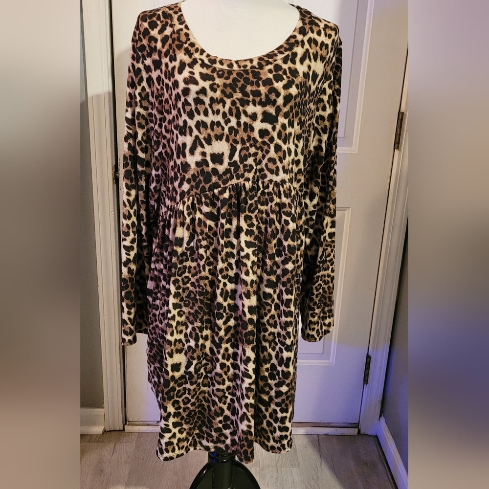 Leopard Design Dress